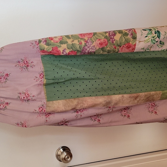 AMAZING VINTAGE PATCH  SKIRT BY STALEY GRETZINGER NYC - Picture 4 of 12